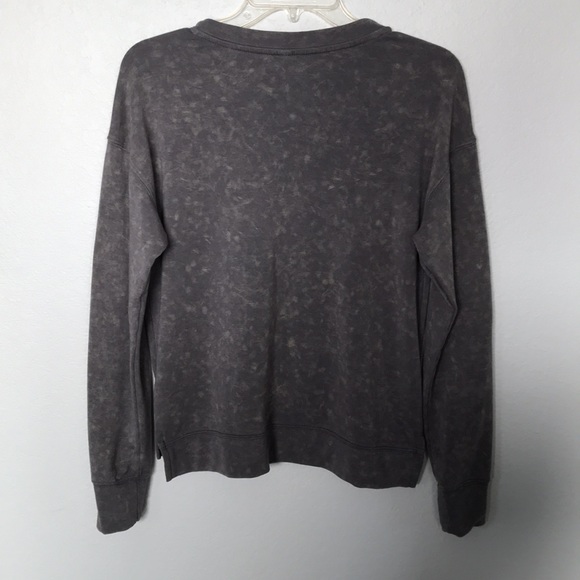 MUDD LIGHTWEIGHT SWEATSHIRT SIZE SMALL PRETTY GREY WITH SUBTLE CREAM BACKSPLASH - Picture 4 of 6